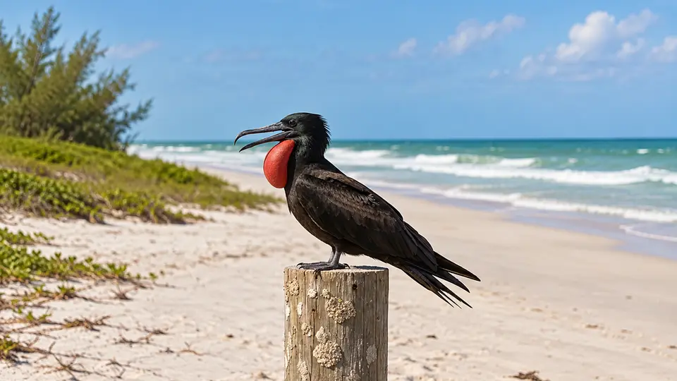 AI-generated illustration of Magnificent Frigatebird