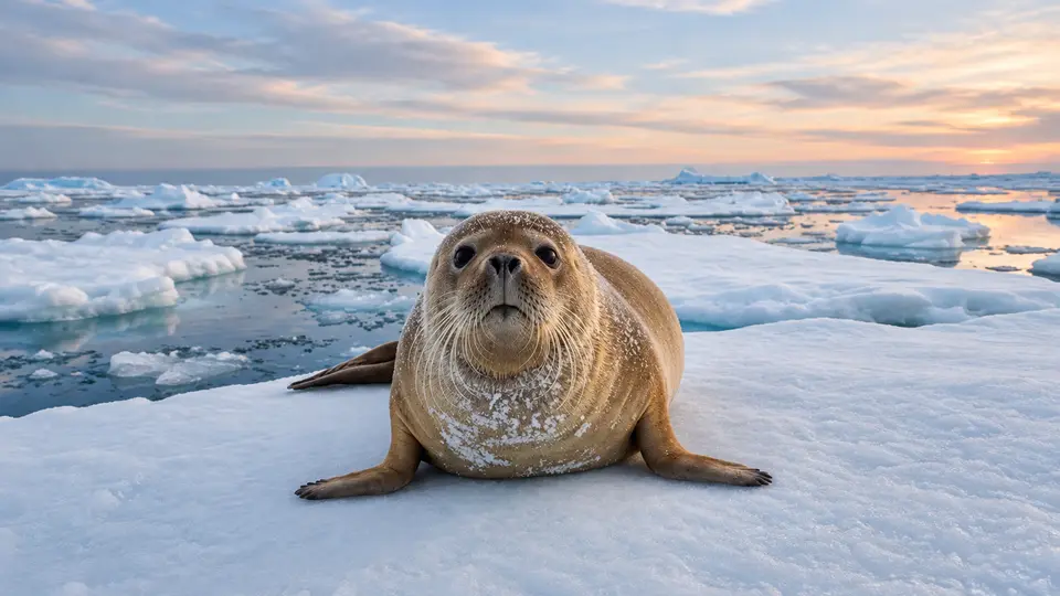 AI-generated illustration of Bearded Seal