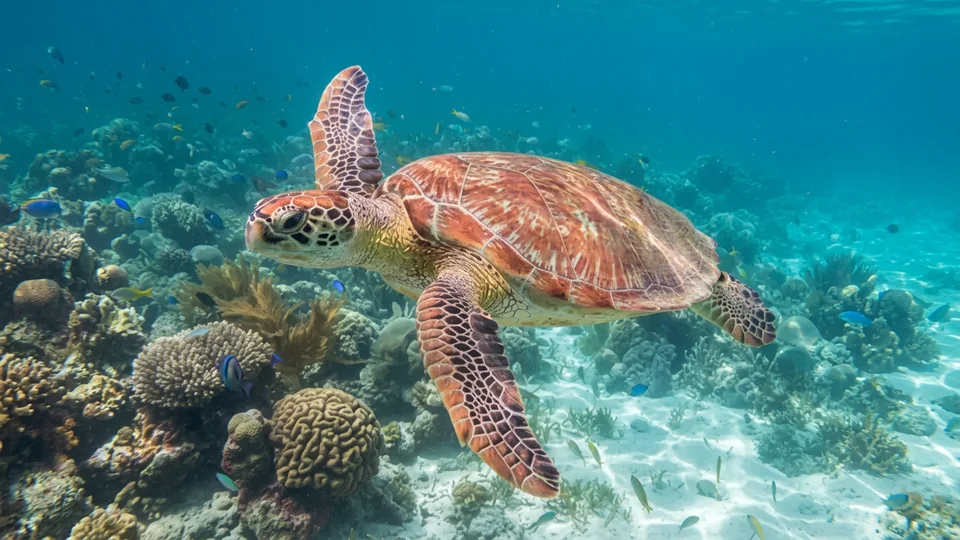 AI-generated illustration of Loggerhead Sea Turtle