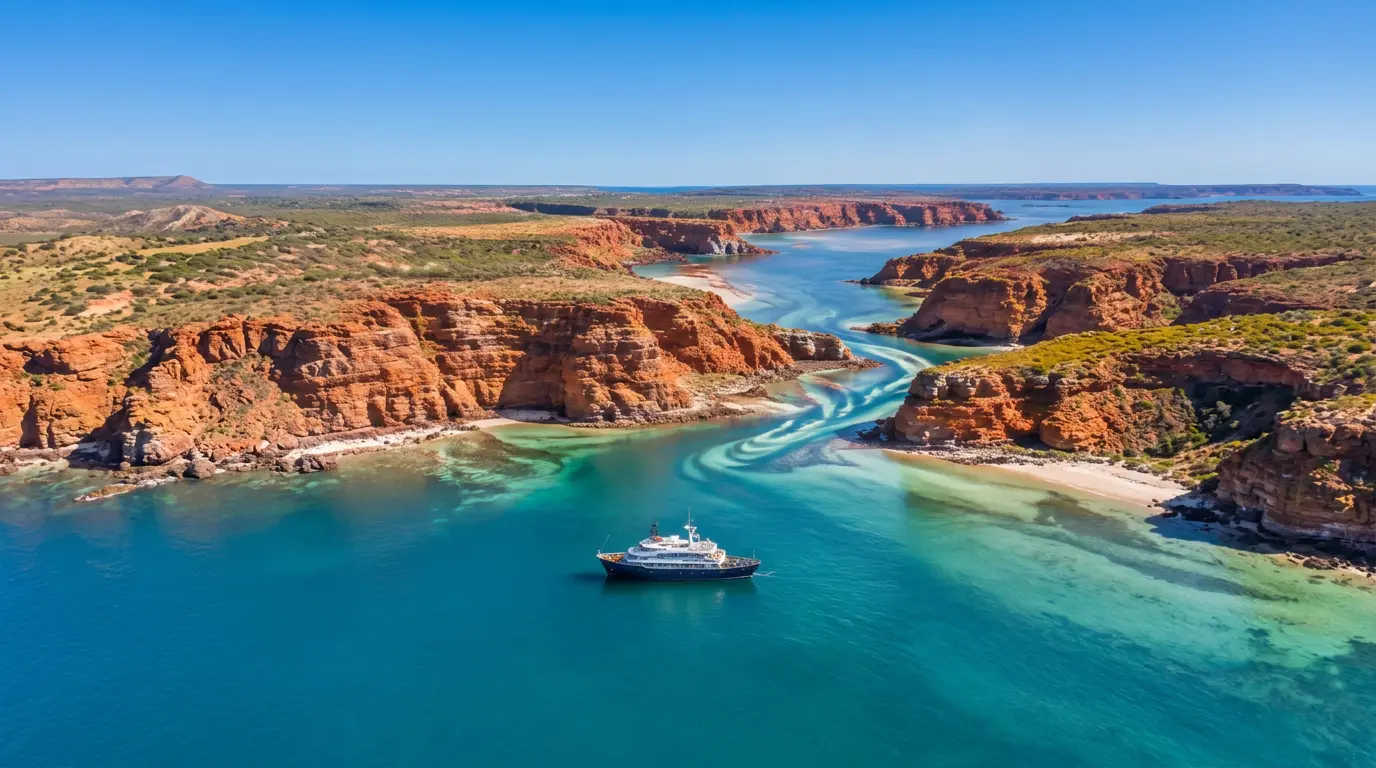 Small-ship adventure cruise scenery in Australia