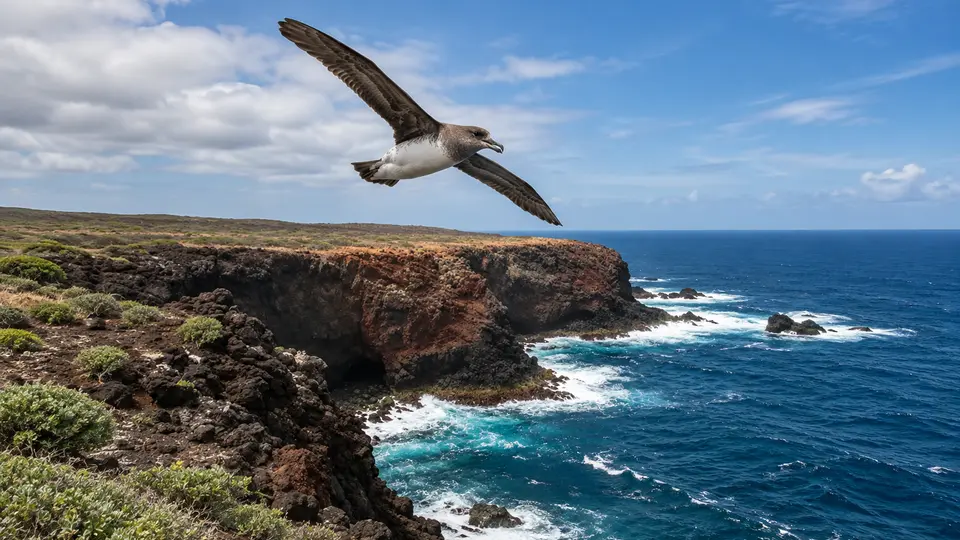 AI-generated illustration of Boyd's Shearwater