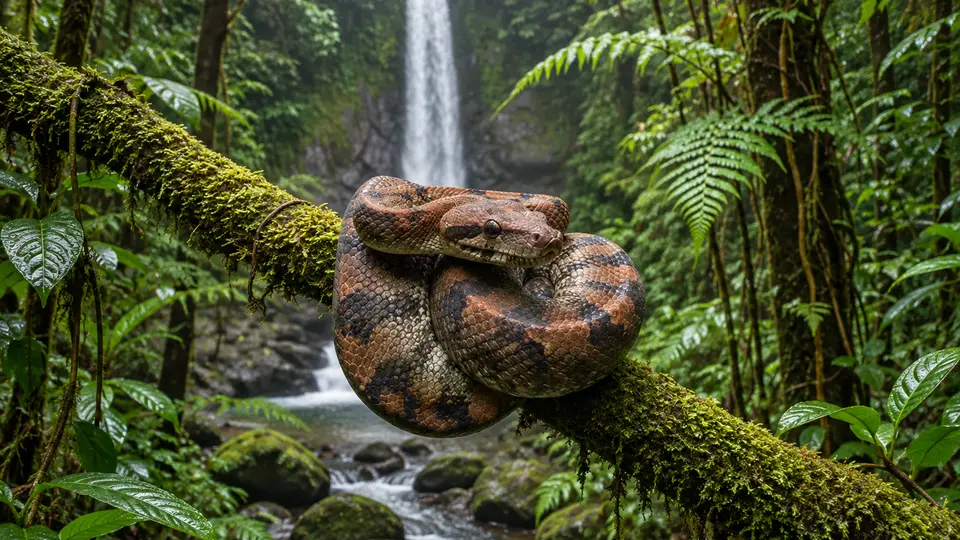AI-generated illustration of Pacific boa