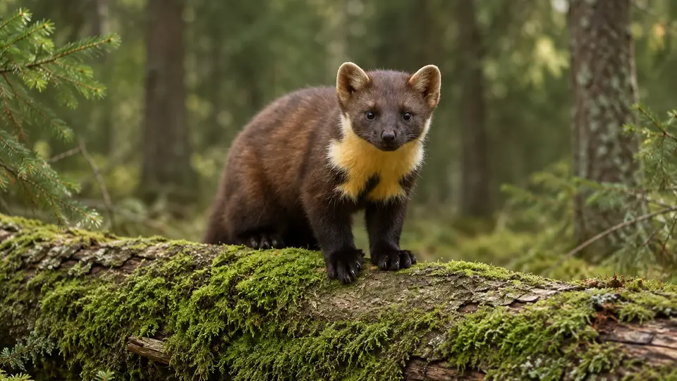 AI-generated illustration of European Pine Marten