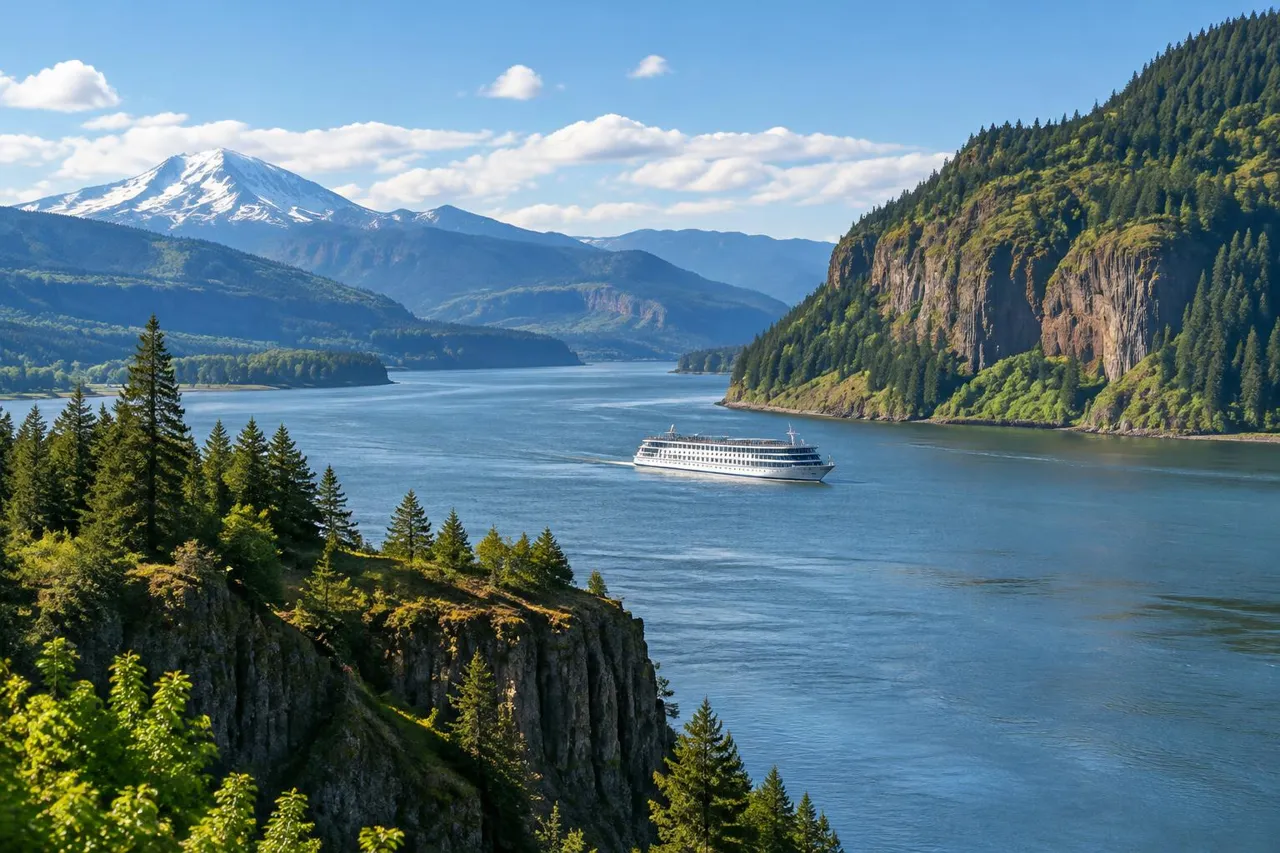 Columbia river landscape