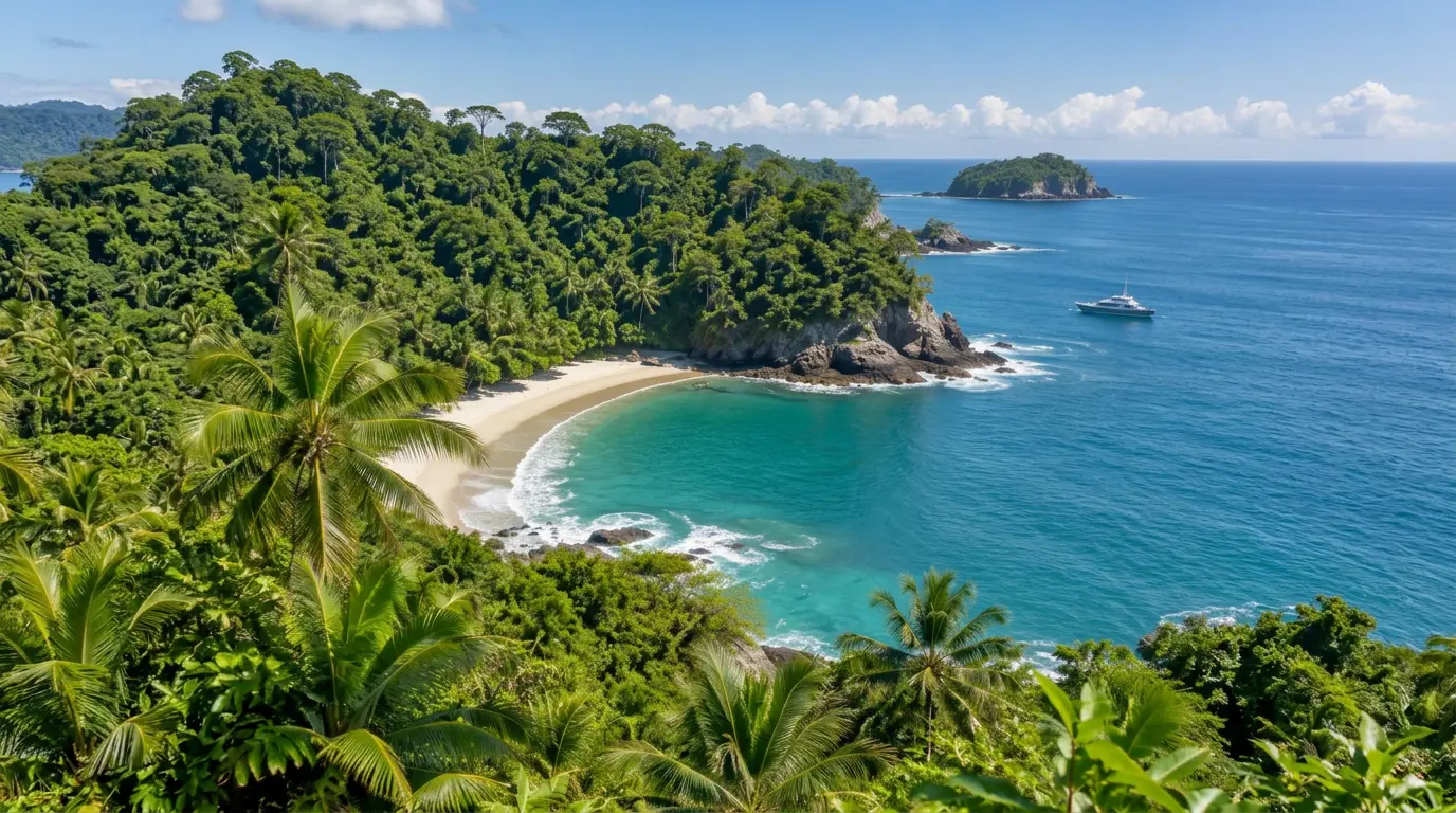 Small-ship adventure cruise scenery in Costa Rica