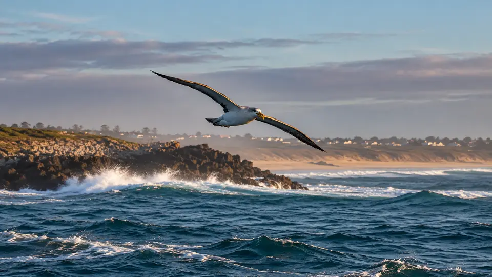 Cory's Shearwater in its natural habitat, AI illustration