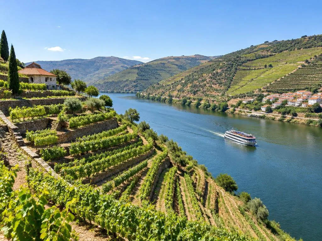 Douro river landscape