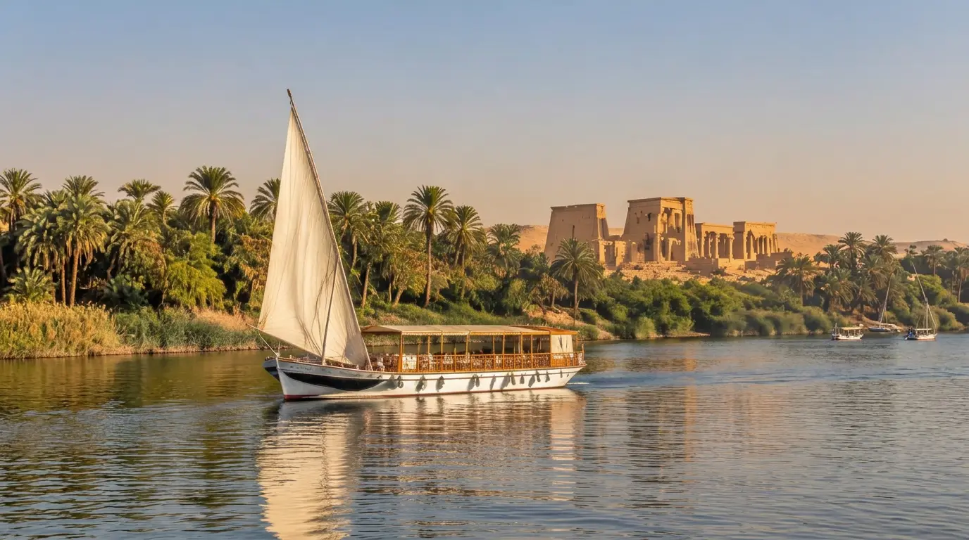 Small-ship adventure cruise scenery in Egypt