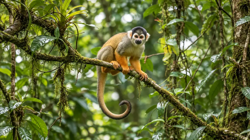 Central American Squirrel Monkey