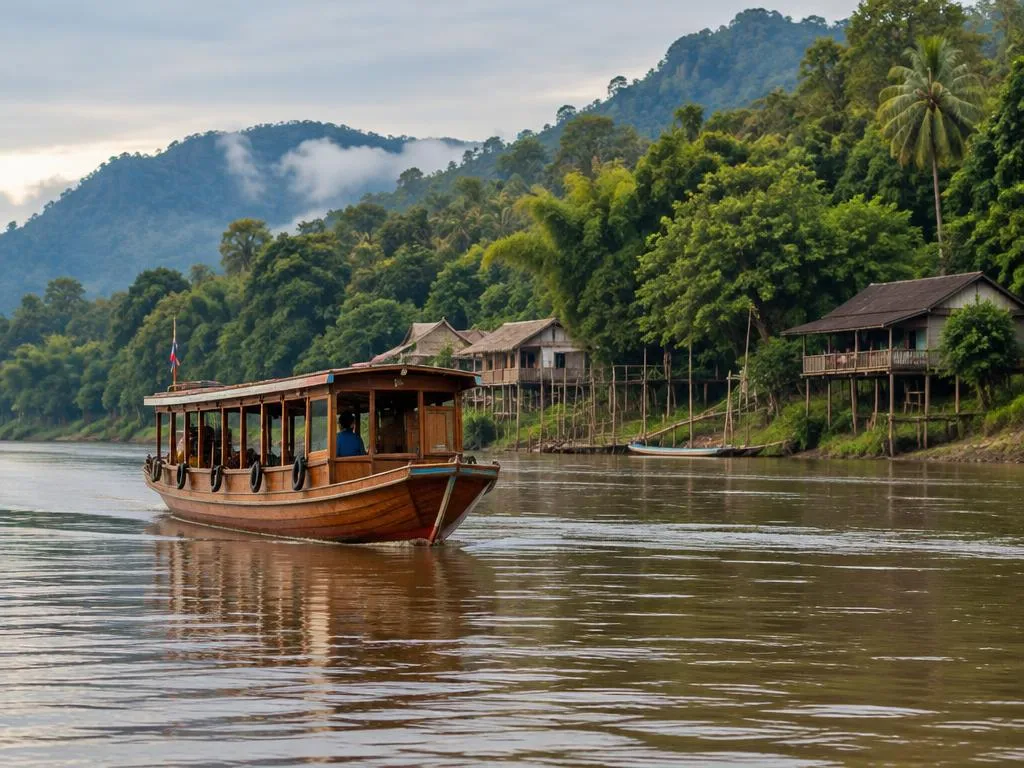 Mekong river landscape