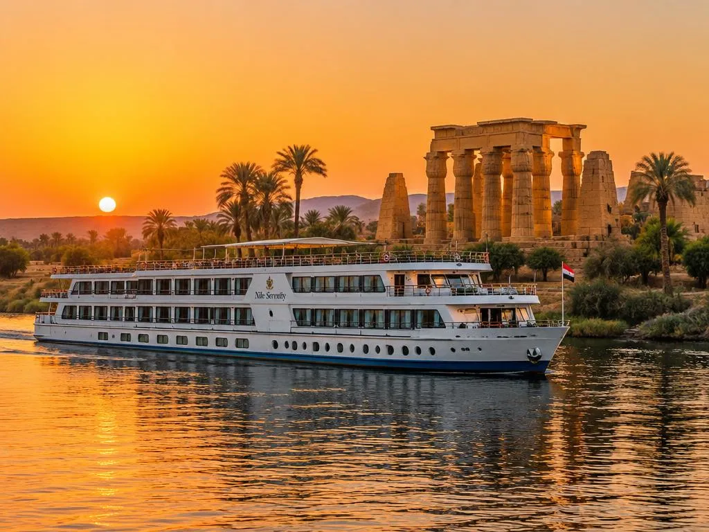 Nile river landscape