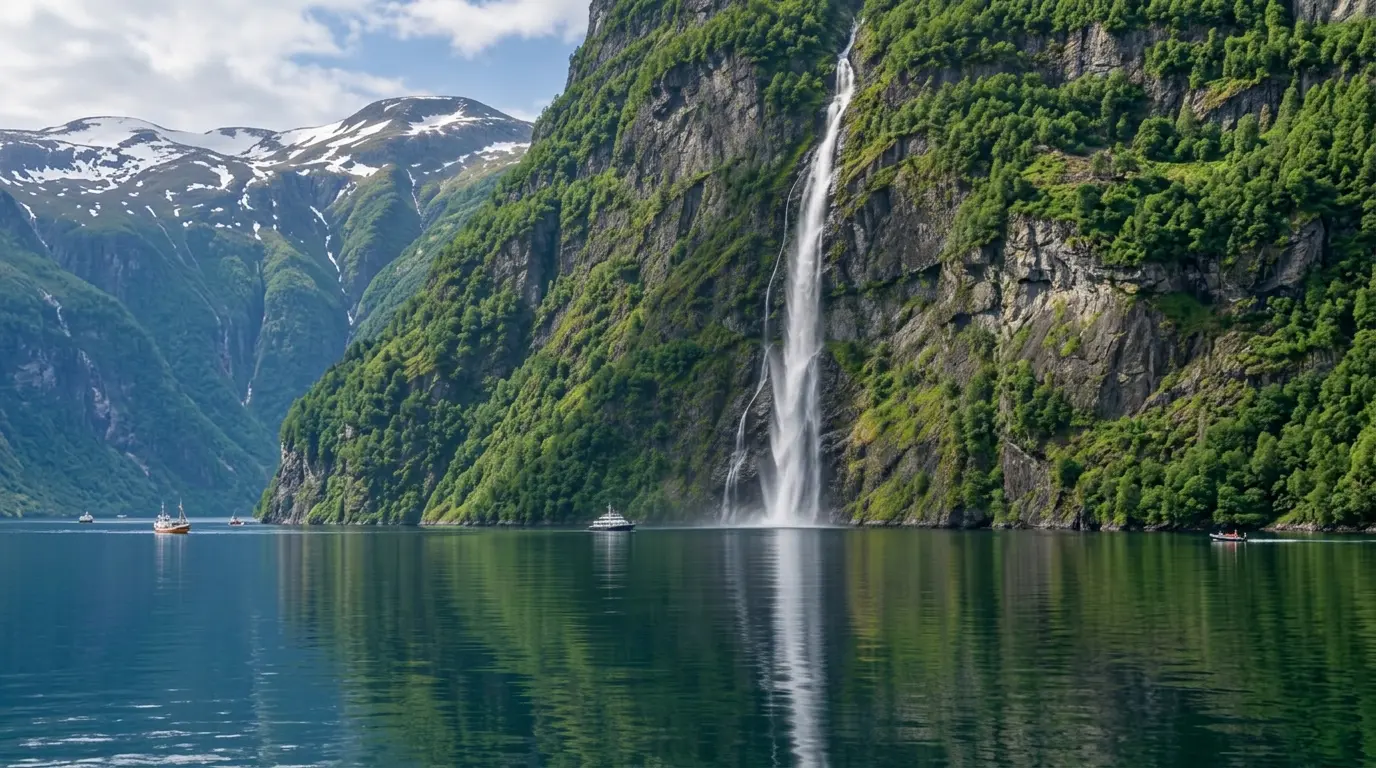 Small-ship adventure cruise scenery in Norway