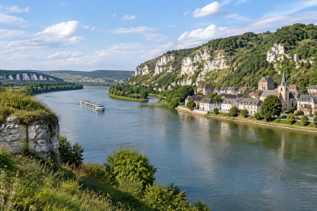 Seine river landscape